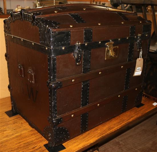 Dome top trunk circa 1880s